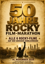 Filmplakat 50 Jahre Rocky Film-Marathon