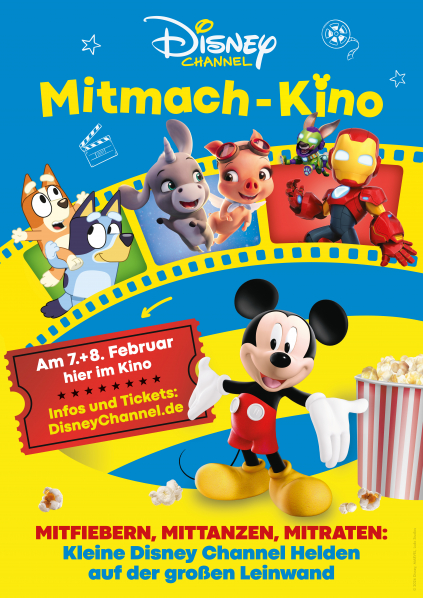 Bild: Disney Channel Mitmach-Kino 07. & 08.02.2026